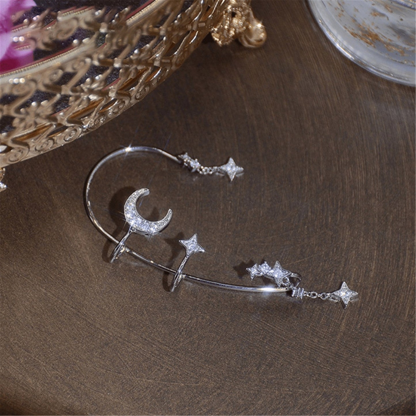 Moon Star Ear Cuff
