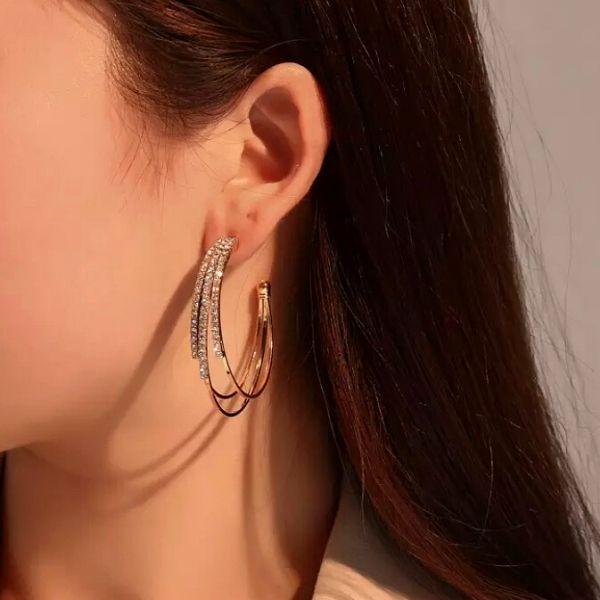 Three Hoop Earrings