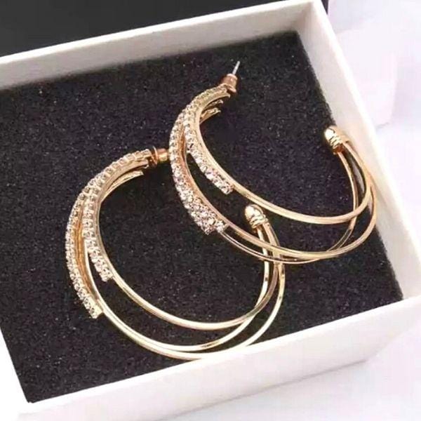 Three Hoop Earrings
