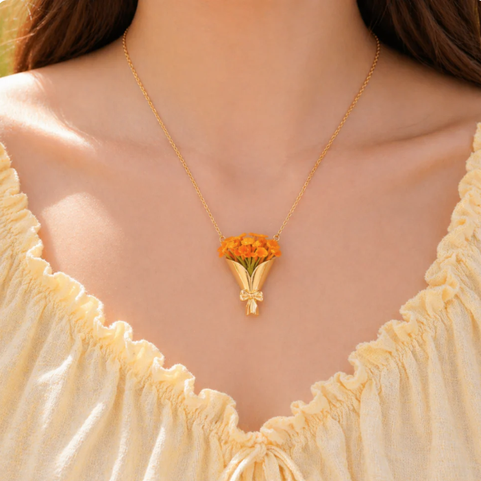 Bloom Bouquet Flower Necklace