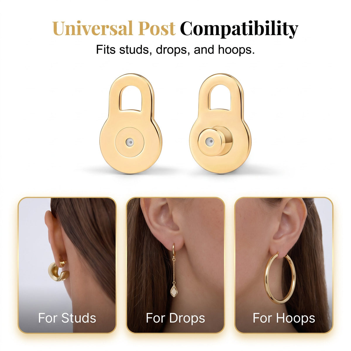 Lobe Lifters for Heavy Earrings