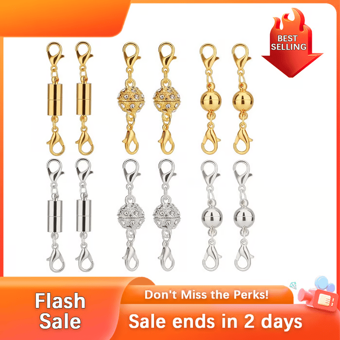 Magnetic Necklace Clasps and Closures