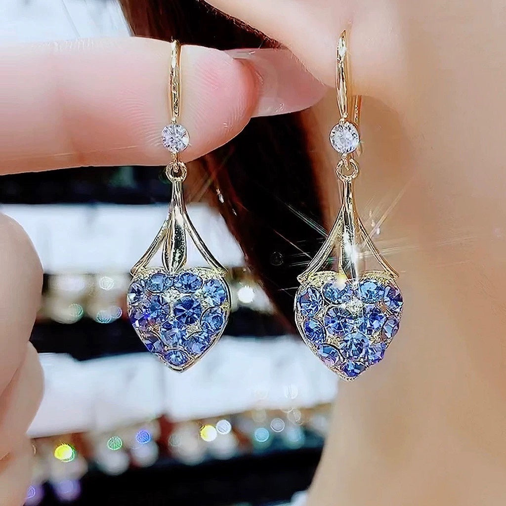 Heart Diamond Earrings