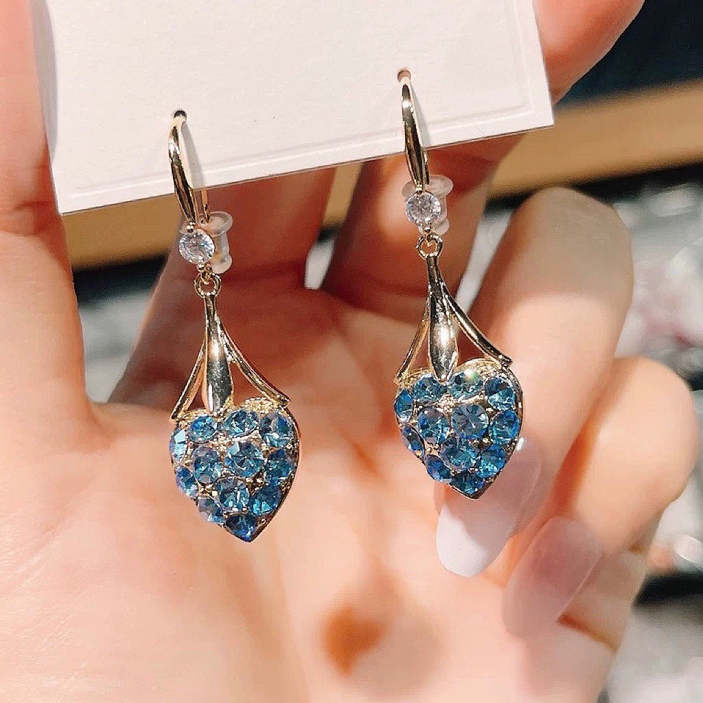 Heart Diamond Earrings